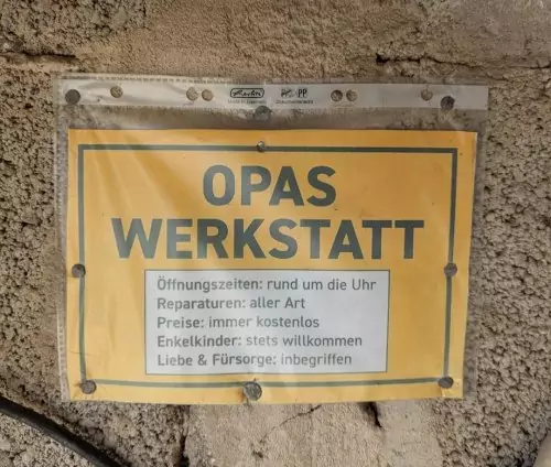 werkstatt opa