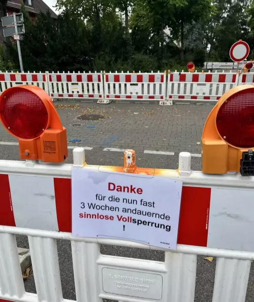 sinnlose baustelle
