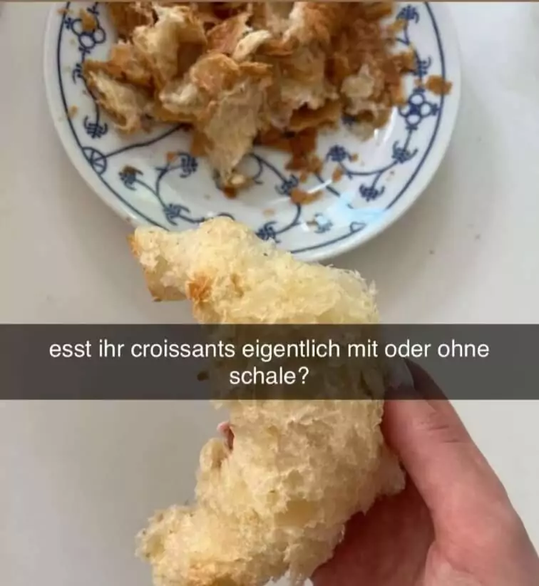 croissant schale