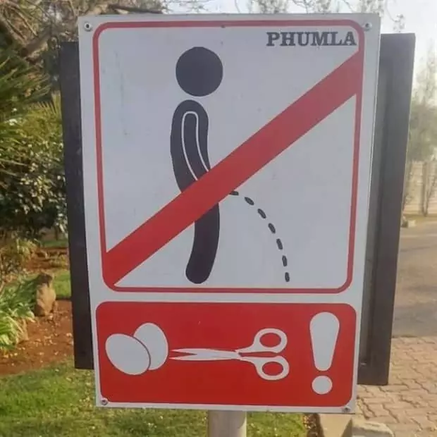 Wildpinkel ist hier verboten pinkeln verboten