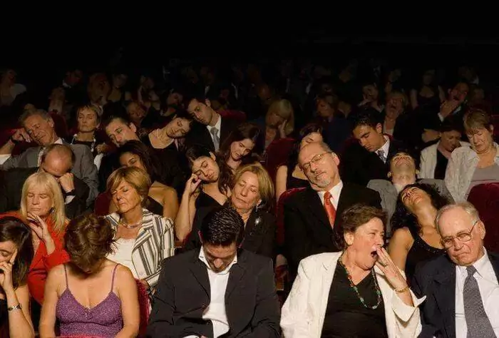 veranstaltung schlafen