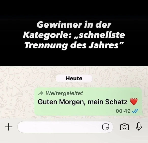 nachricht weitergeleitet