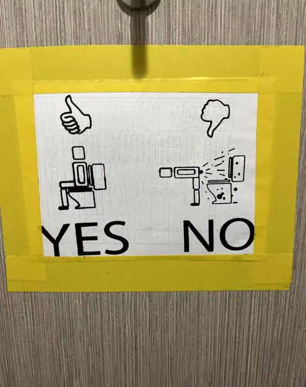 Wie benutzt man eine Toilette richtig? wc benutzen