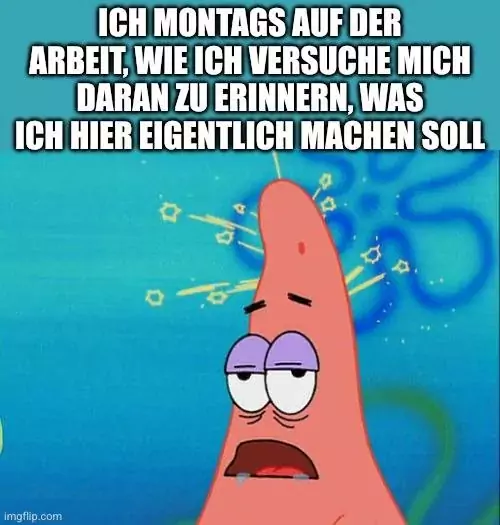 Wenn du montags auf die Arbeit gehen musst montag arbeiten