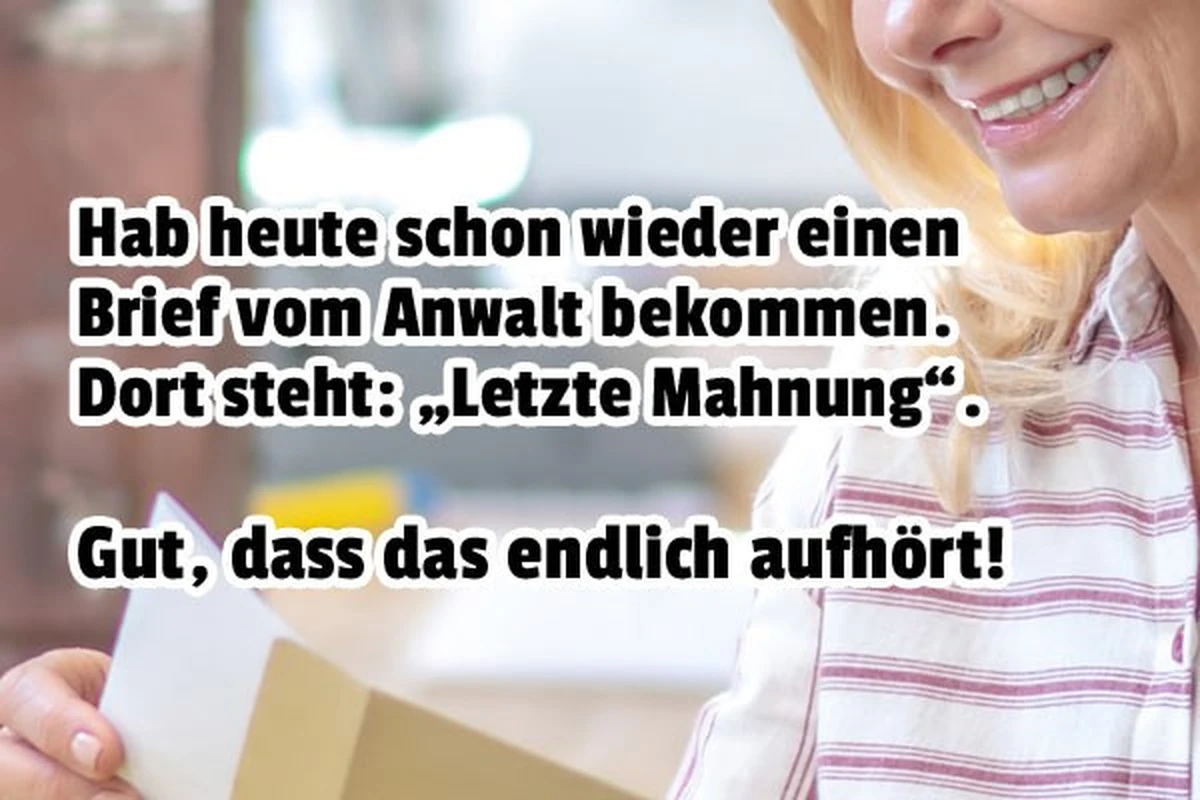 Wenn die Mahnungen endlich aufhören letzte-mahnung