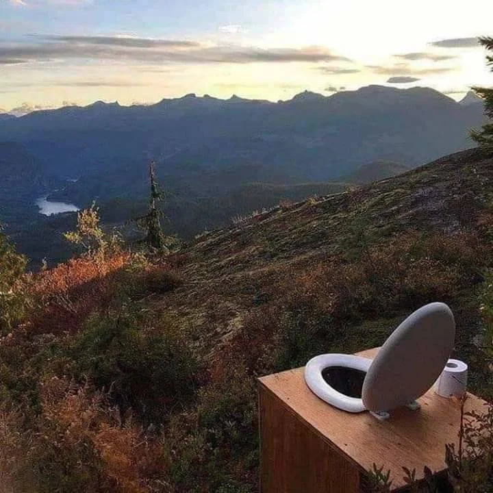 Wenn der Toilettengang länger dauert toilette-aussicht
